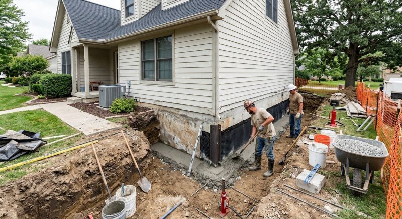 Foundation Settlement Repair