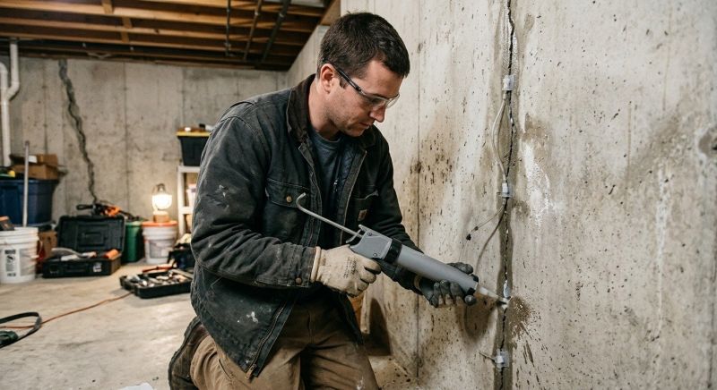 Basement Crack Repair in North Charleston, SC