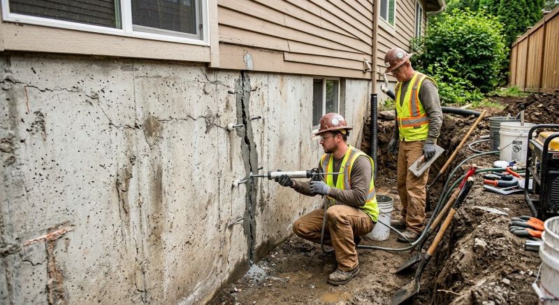 Basement Crack Repair in North Charleston, SC