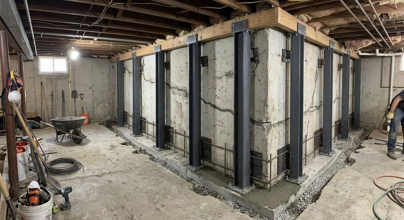 Basement Stabilization in North Charleston, SC