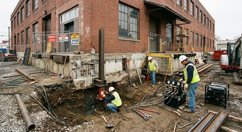 Building Foundation Repair in Hollywood, SC