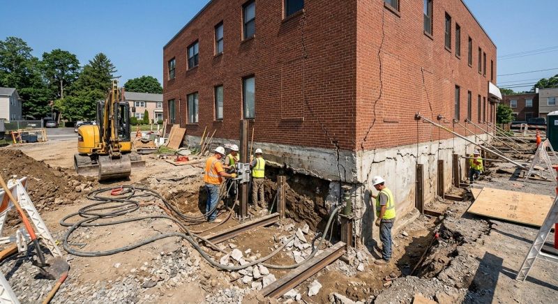 Building Foundation Repair in Mount Pleasant, SC