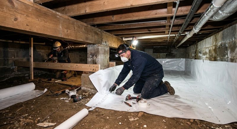 Crawl Space Leveling in North Charleston, SC