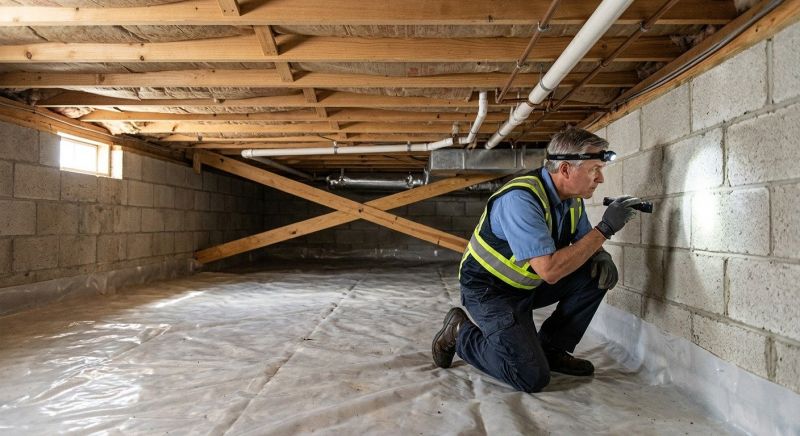 Crawl Space Leveling in North Charleston, SC
