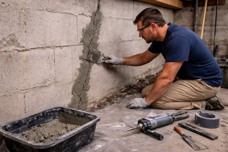 Foundation Crack Repair in Ladson, SC