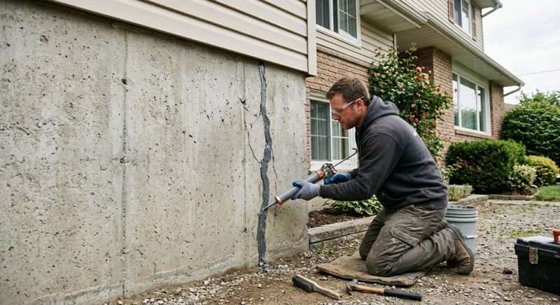 Foundation Crack Sealing in North Charleston, SC