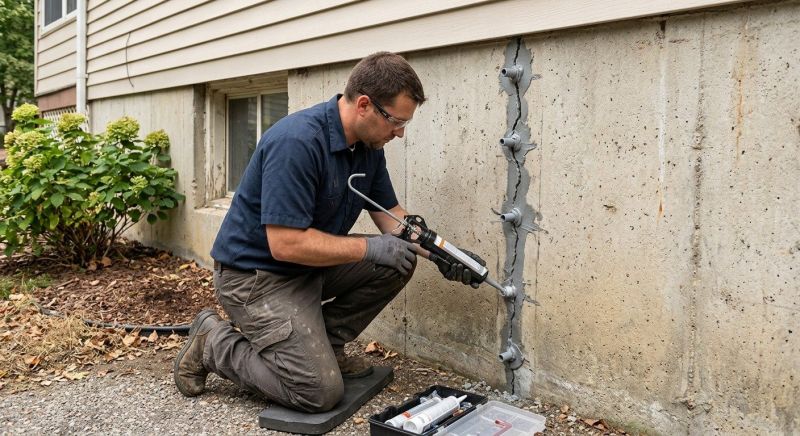 Foundation Crack Sealing in North Charleston, SC
