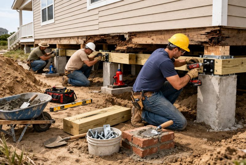 Foundation Raising in Charleston County, SC