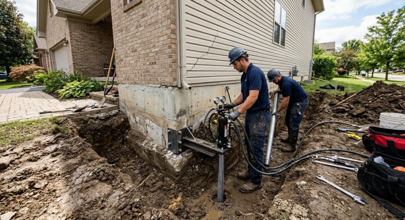 Foundation Settlement Repair in North Charleston, SC