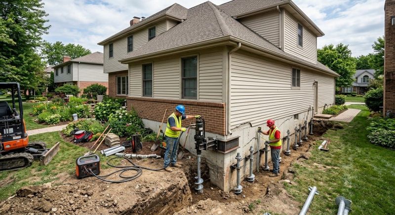 Helical Piers Installation in North Charleston, SC