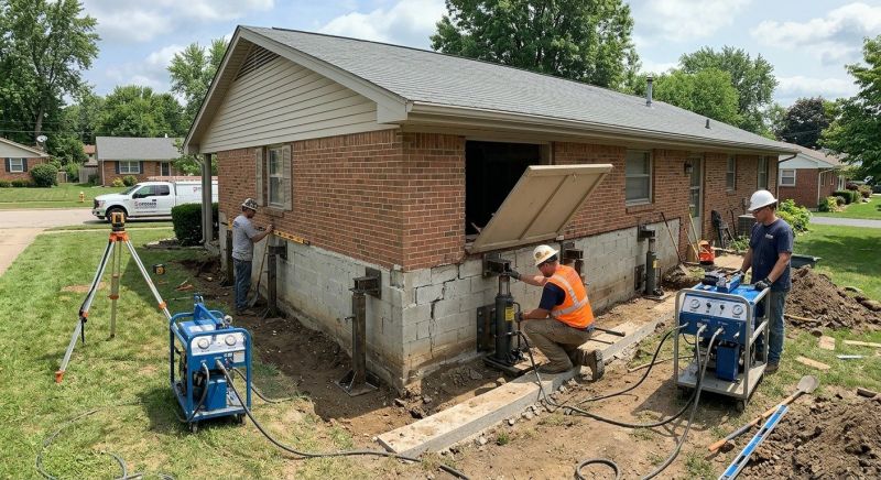 House Foundation Leveling in North Charleston, SC