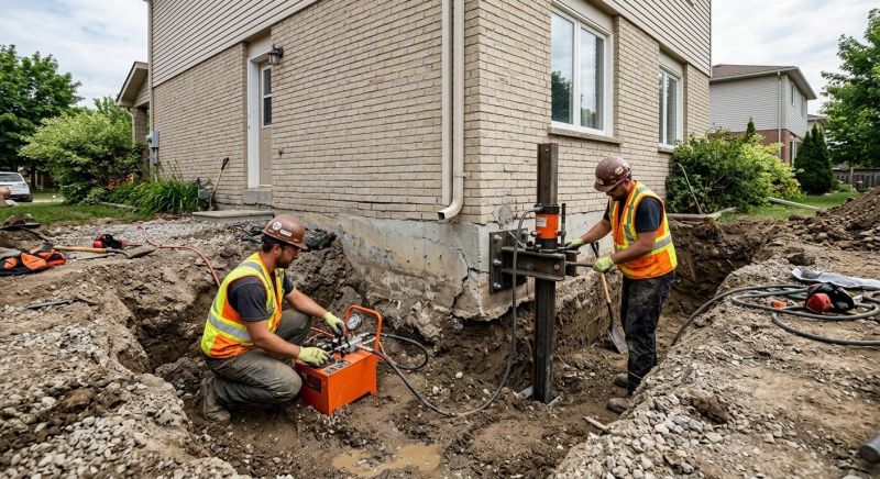Sinking Foundation Lifting in North Charleston, SC