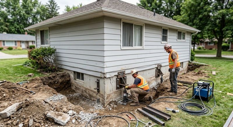 Sinking Foundation Repair in Awendaw, SC