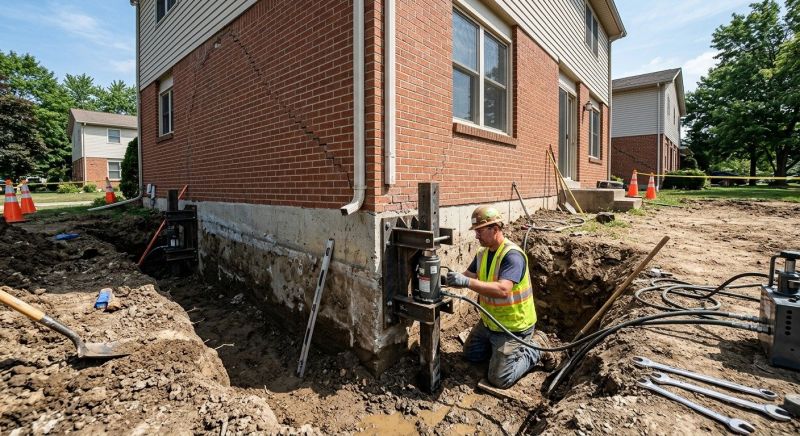 Sinking Foundation Repair in Dorchester County, SC