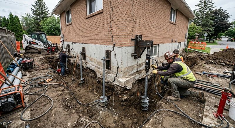 Sinking Foundation Repair in Goose Creek, SC