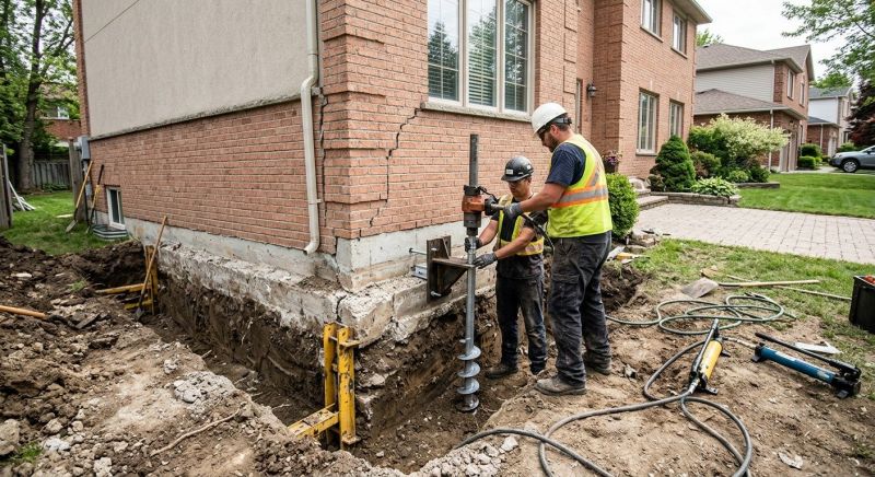 Sinking Foundation Repair in Hollywood, SC