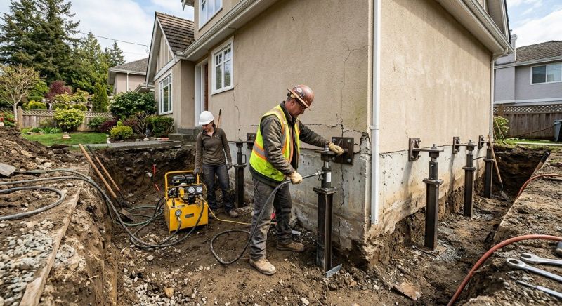Sinking Foundation Repair in North Charleston, SC