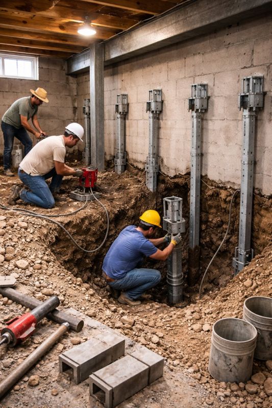 Structural Underpinning in North Charleston, SC
